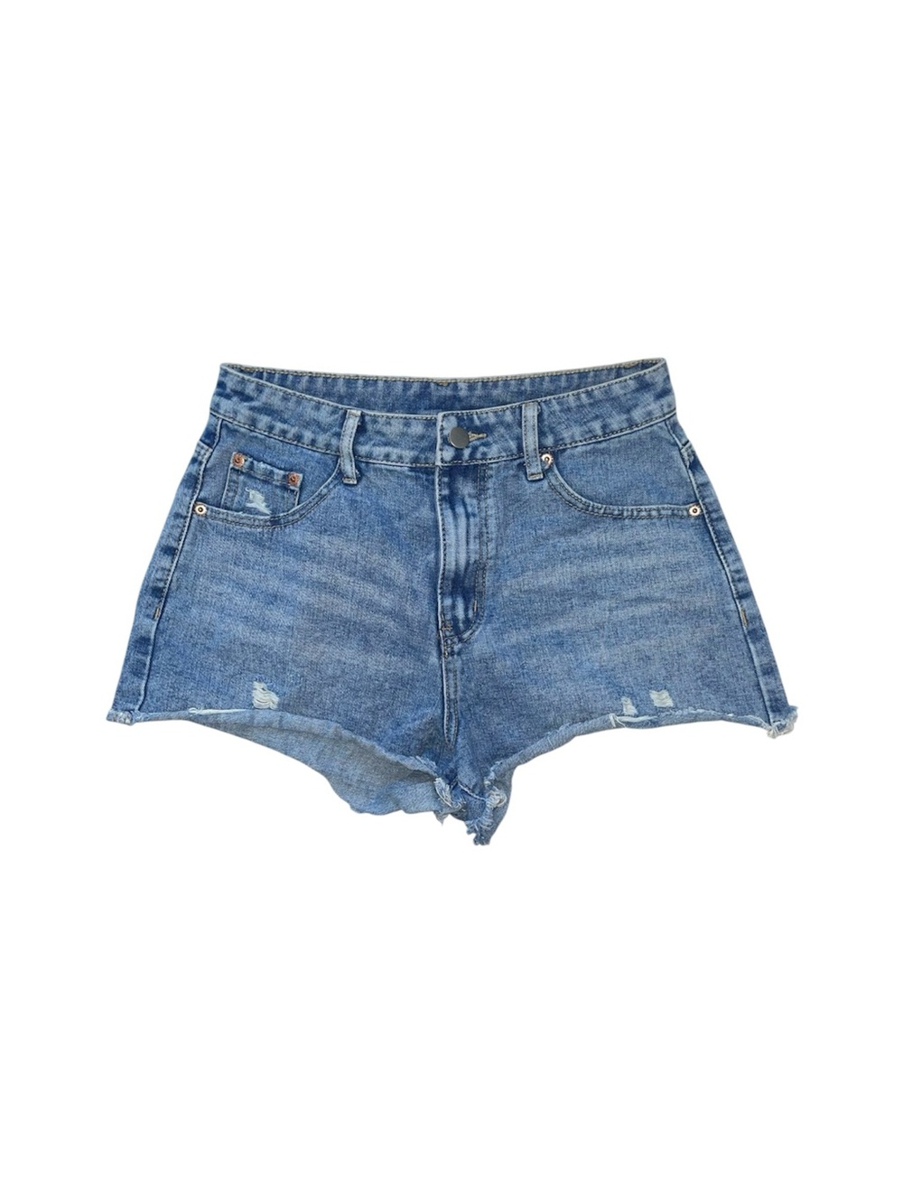 High Waisted Denim Shorts